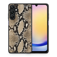 Thumbnail for Θήκη Samsung Galaxy A25 5G Fashion Snake Animal από τη Smartfits με σχέδιο στο πίσω μέρος και μαύρο περίβλημα | Samsung Galaxy A25 5G Fashion Snake Animal case with colorful back and black bezels
