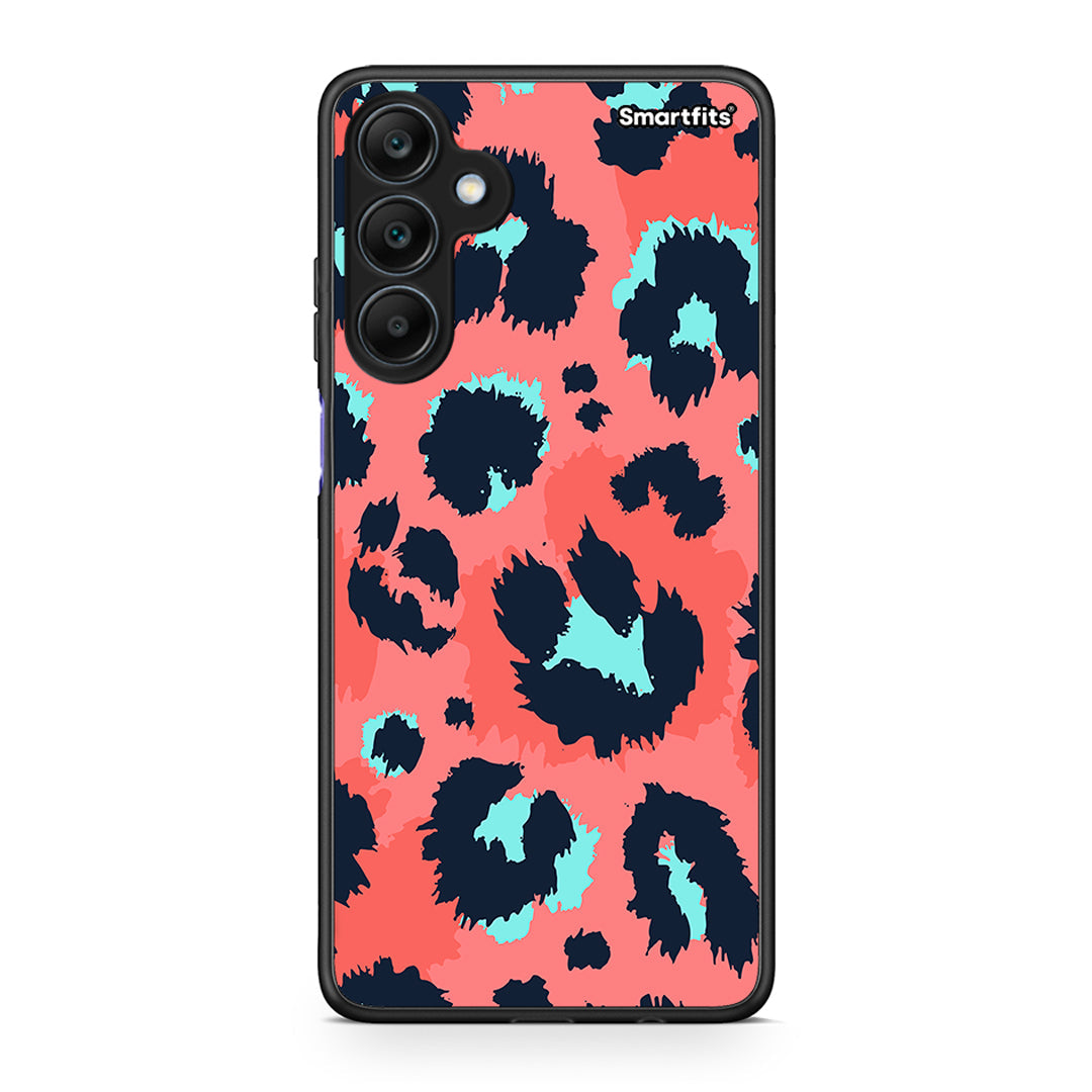 22 - Samsung Galaxy A25 5G Pink Leopard Animal case, cover, bumper
