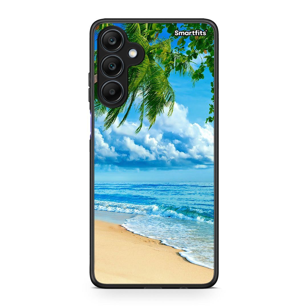 Samsung Galaxy A25 5G Beautiful Beach θήκη από τη Smartfits με σχέδιο στο πίσω μέρος και μαύρο περίβλημα | Smartphone case with colorful back and black bezels by Smartfits