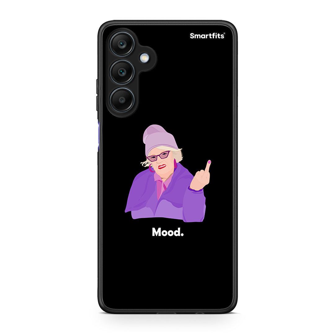 Samsung Galaxy A25 5G Grandma Mood Black θήκη από τη Smartfits με σχέδιο στο πίσω μέρος και μαύρο περίβλημα | Smartphone case with colorful back and black bezels by Smartfits