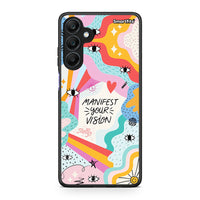 Thumbnail for Samsung Galaxy A25 5G Manifest Your Vision θήκη από τη Smartfits με σχέδιο στο πίσω μέρος και μαύρο περίβλημα | Smartphone case with colorful back and black bezels by Smartfits