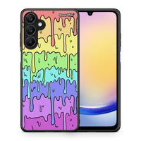 Thumbnail for Θήκη Samsung Galaxy A25 5G Melting Rainbow από τη Smartfits με σχέδιο στο πίσω μέρος και μαύρο περίβλημα | Samsung Galaxy A25 5G Melting Rainbow case with colorful back and black bezels