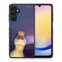 Thumbnail for Θήκη Samsung Galaxy A25 5G Meme Duck από τη Smartfits με σχέδιο στο πίσω μέρος και μαύρο περίβλημα | Samsung Galaxy A25 5G Meme Duck case with colorful back and black bezels