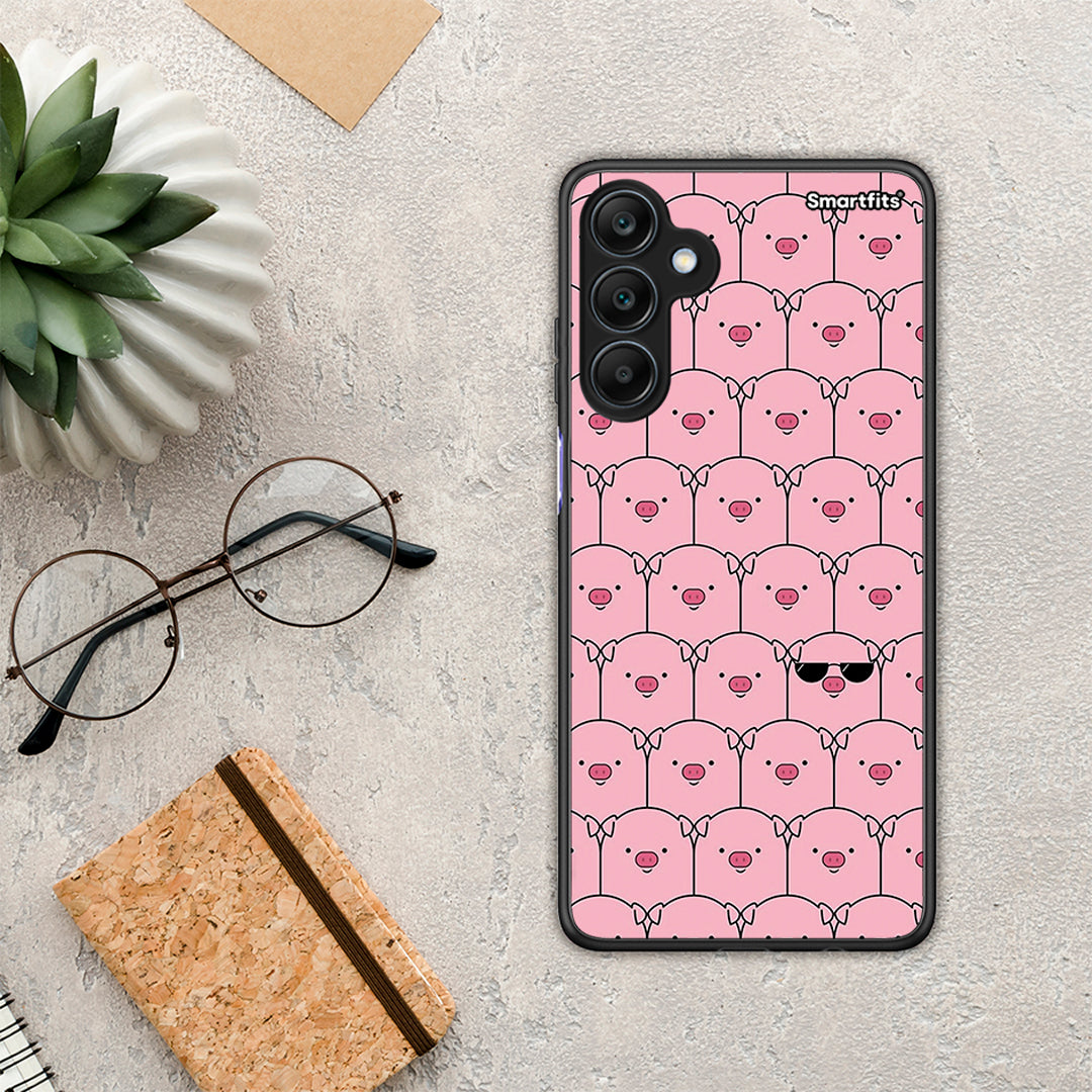 Pig Glasses - Samsung Galaxy A25 5G case