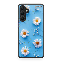 Thumbnail for Samsung Galaxy A25 5G Real Daisies θήκη από τη Smartfits με σχέδιο στο πίσω μέρος και μαύρο περίβλημα | Smartphone case with colorful back and black bezels by Smartfits