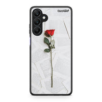 Thumbnail for Samsung Galaxy A25 5G Red Rose θήκη από τη Smartfits με σχέδιο στο πίσω μέρος και μαύρο περίβλημα | Smartphone case with colorful back and black bezels by Smartfits