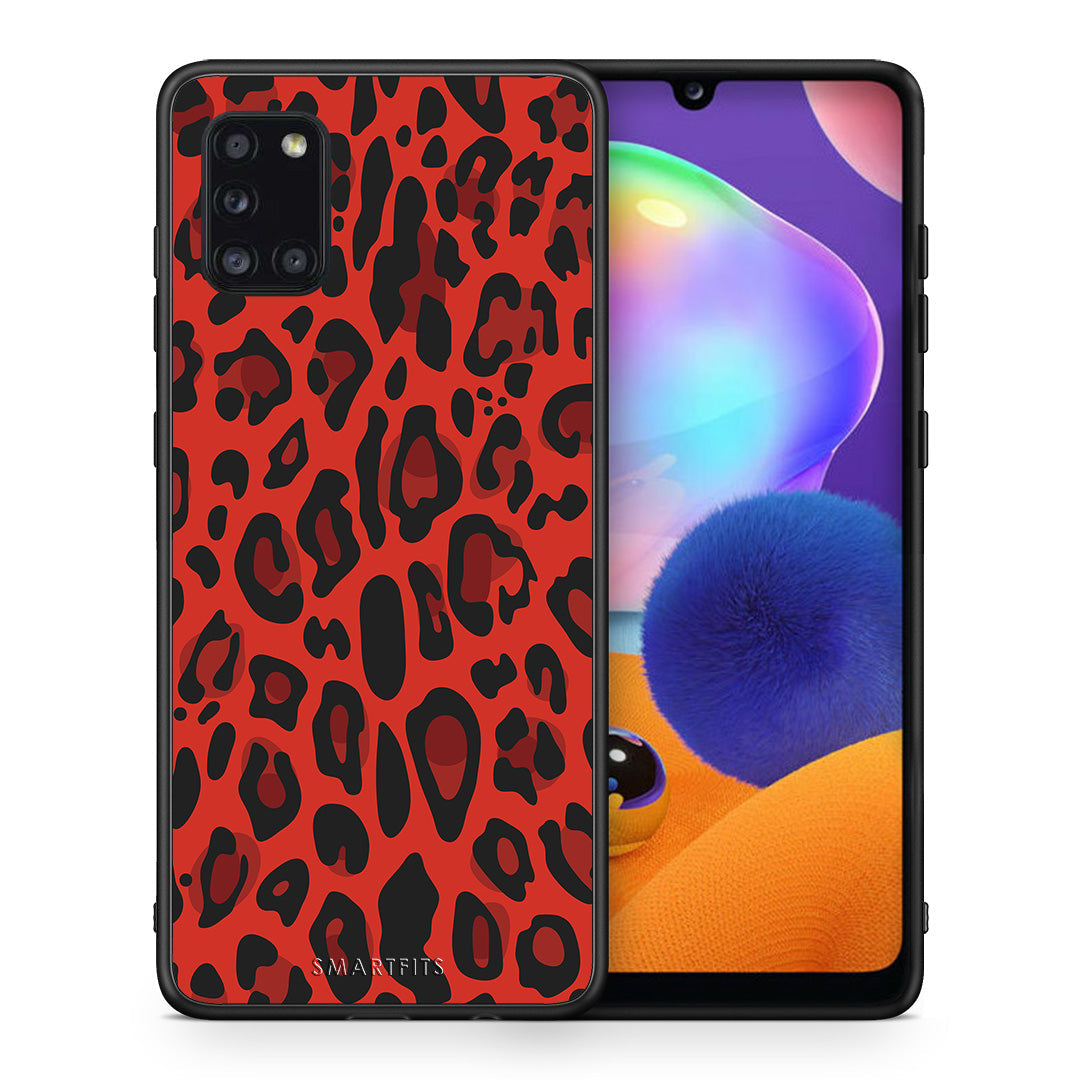 Animal Red Leopard - Samsung Galaxy A31