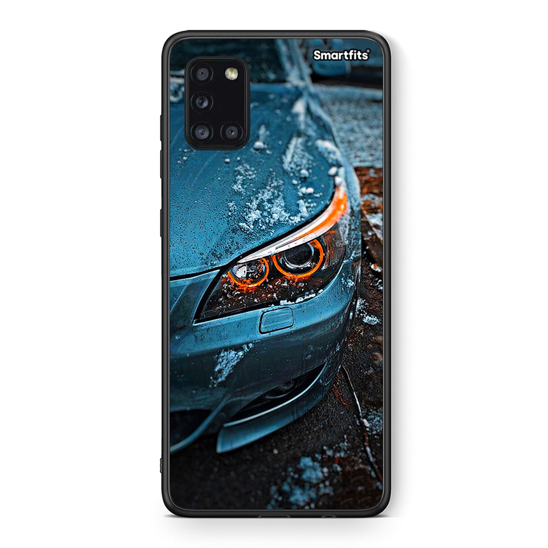 Θήκη Samsung Galaxy A31 Bmw E60 από τη Smartfits με σχέδιο στο πίσω μέρος και μαύρο περίβλημα | Samsung Galaxy A31 Bmw E60 case with colorful back and black bezels