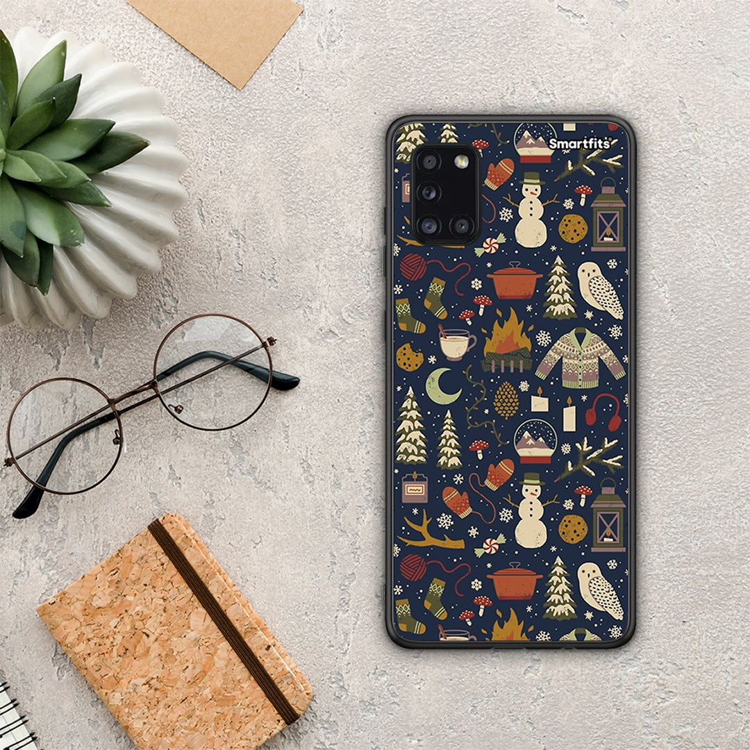 Christmas Elements - Samsung Galaxy A31 case