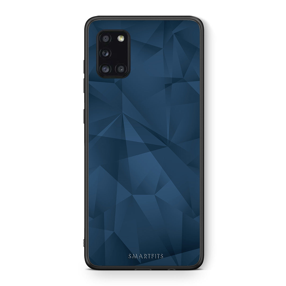 Geometric Blue Abstract - Samsung Galaxy A31 case