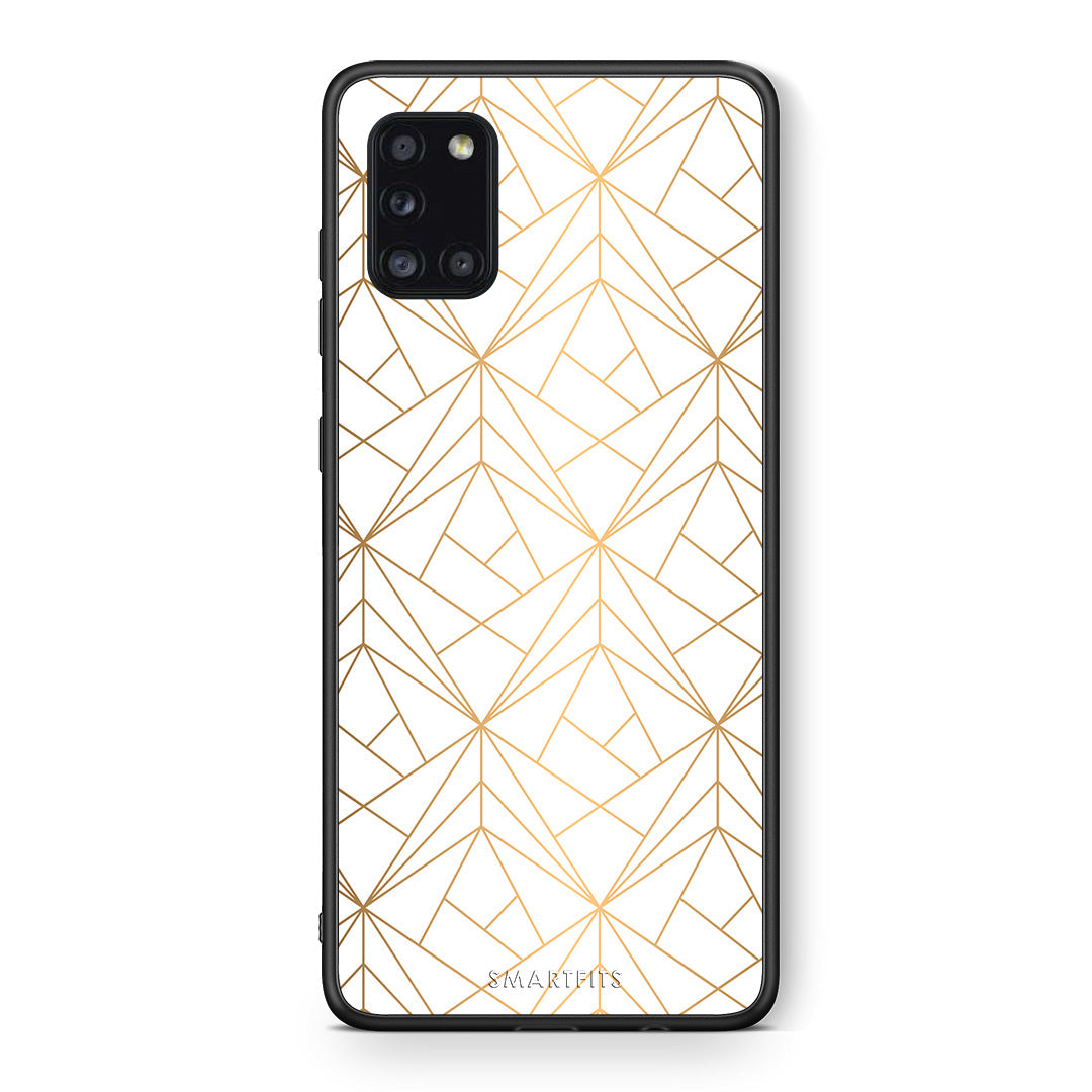 Geometric Luxury White - Samsung Galaxy A31