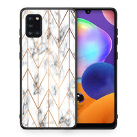 Thumbnail for Marble Gold Geometric - Samsung Galaxy A31 case