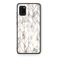 Thumbnail for Marble Gold Geometric - Samsung Galaxy A31