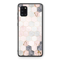 Thumbnail for Marble Hexagon Pink - Samsung Galaxy A31 case