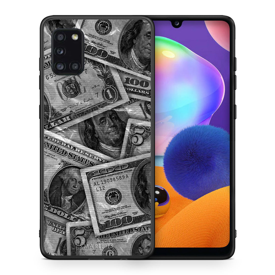Money Dollars - Samsung Galaxy A31 θήκη