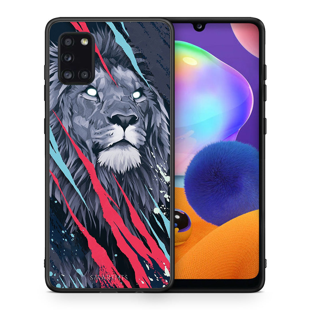PopArt Lion Designer - Samsung Galaxy A31 case