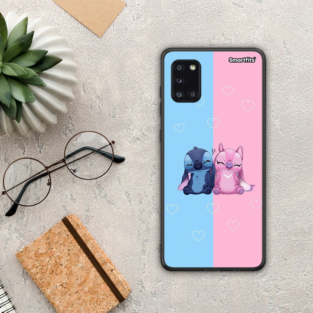 Stitch and Angel - Samsung Galaxy A31 case