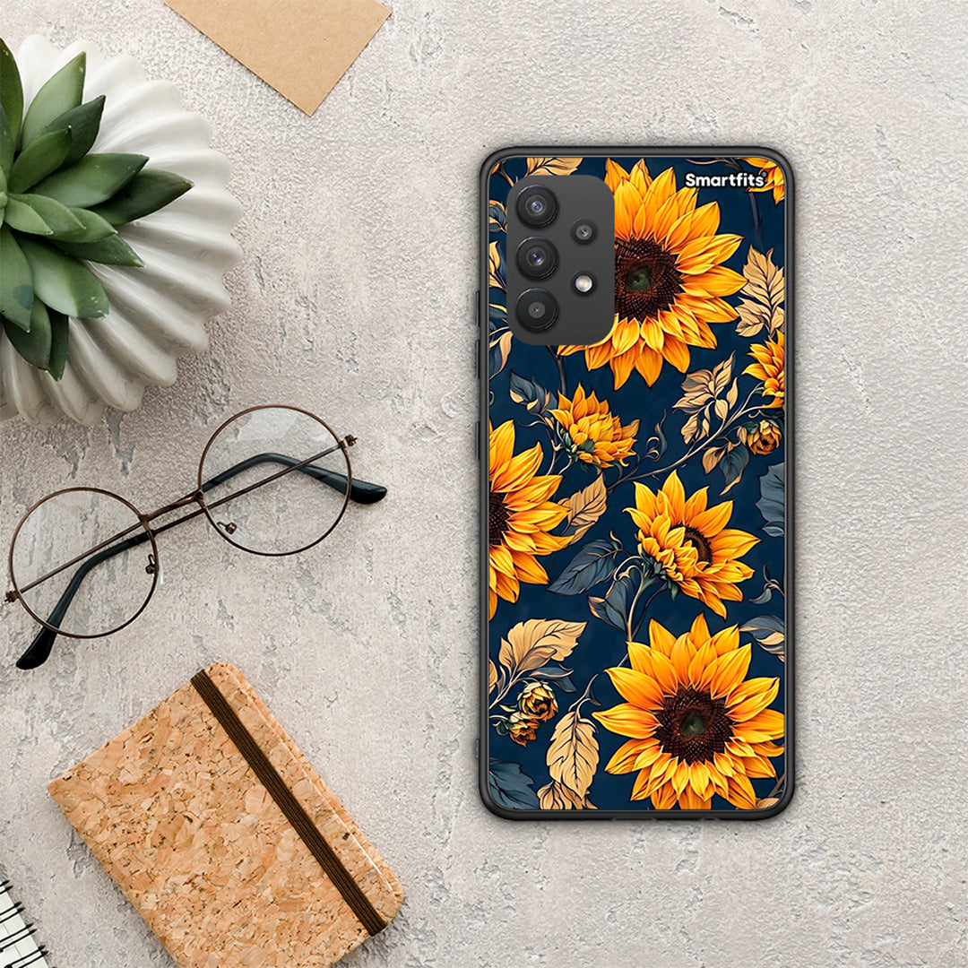 Autumn Sunflowers - Samsung Galaxy A32 4G θήκη