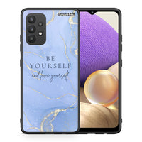 Thumbnail for Θήκη Samsung A32 4G Be Yourself από τη Smartfits με σχέδιο στο πίσω μέρος και μαύρο περίβλημα | Samsung A32 4G Be Yourself case with colorful back and black bezels