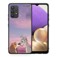 Thumbnail for Θήκη Samsung A32 4G Lady And Tramp από τη Smartfits με σχέδιο στο πίσω μέρος και μαύρο περίβλημα | Samsung A32 4G Lady And Tramp case with colorful back and black bezels