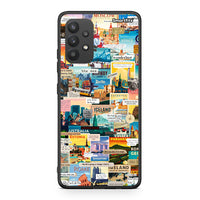 Thumbnail for Samsung A32 4G Live To Travel θήκη από τη Smartfits με σχέδιο στο πίσω μέρος και μαύρο περίβλημα | Smartphone case with colorful back and black bezels by Smartfits