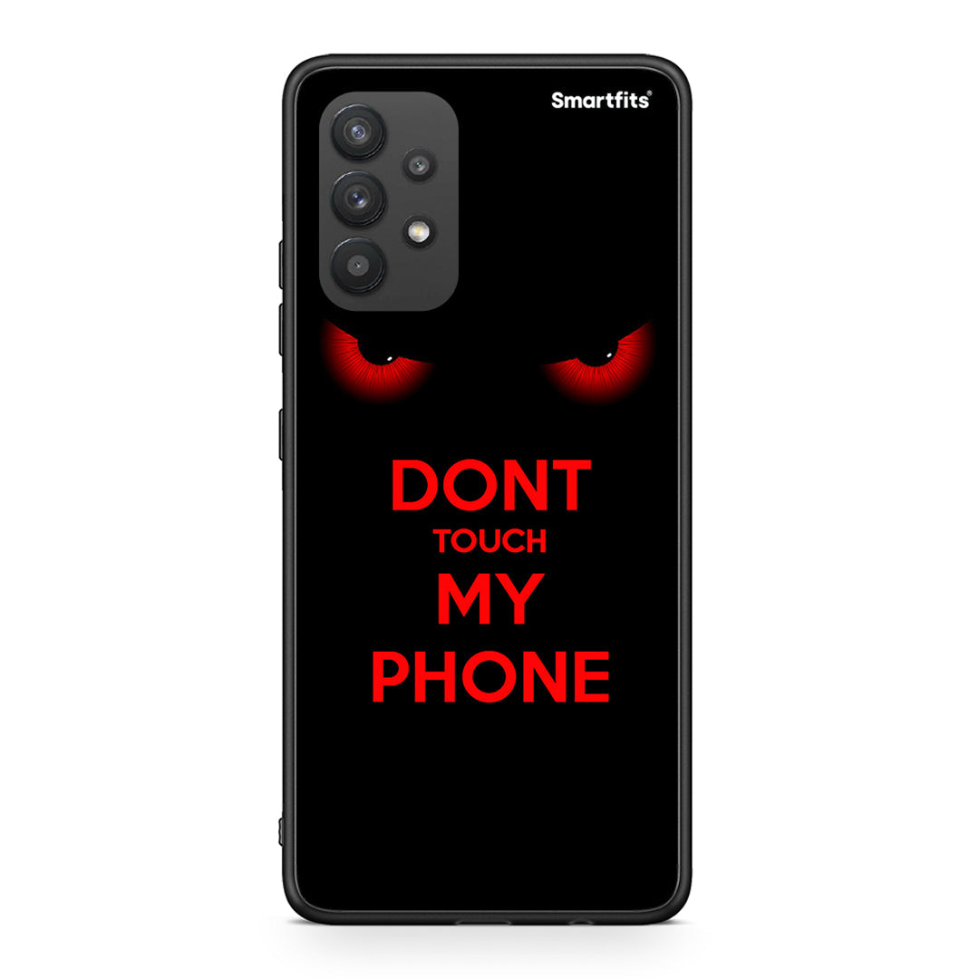 Samsung A32 4G Touch My Phone Θήκη από τη Smartfits με σχέδιο στο πίσω μέρος και μαύρο περίβλημα | Smartphone case with colorful back and black bezels by Smartfits