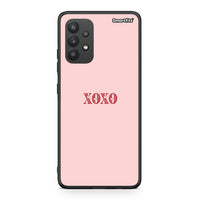 Thumbnail for Samsung A32 4G XOXO Love θήκη από τη Smartfits με σχέδιο στο πίσω μέρος και μαύρο περίβλημα | Smartphone case with colorful back and black bezels by Smartfits