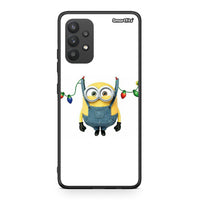 Thumbnail for Samsung A32 4G Xmas Minion Lights θήκη από τη Smartfits με σχέδιο στο πίσω μέρος και μαύρο περίβλημα | Smartphone case with colorful back and black bezels by Smartfits