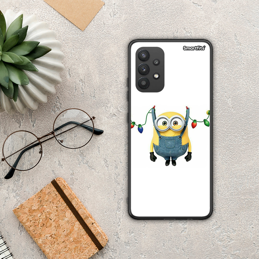 Xmas Minion Lights - Samsung Galaxy A32 4G case