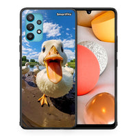 Thumbnail for Θήκη Samsung Galaxy A32 5G  Duck Face από τη Smartfits με σχέδιο στο πίσω μέρος και μαύρο περίβλημα | Samsung Galaxy A32 5G  Duck Face case with colorful back and black bezels