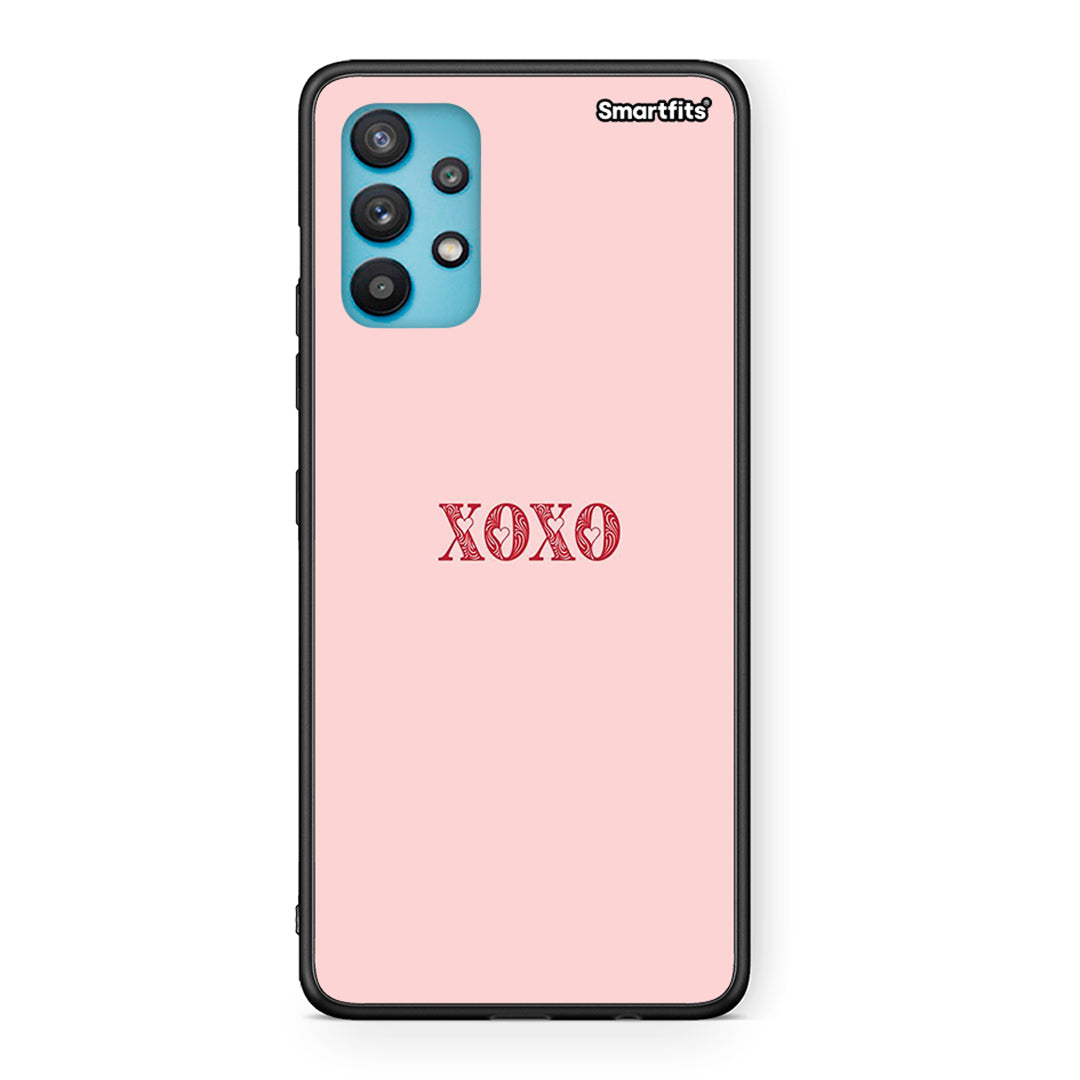 Samsung Galaxy A32 5G  XOXO Love θήκη από τη Smartfits με σχέδιο στο πίσω μέρος και μαύρο περίβλημα | Smartphone case with colorful back and black bezels by Smartfits