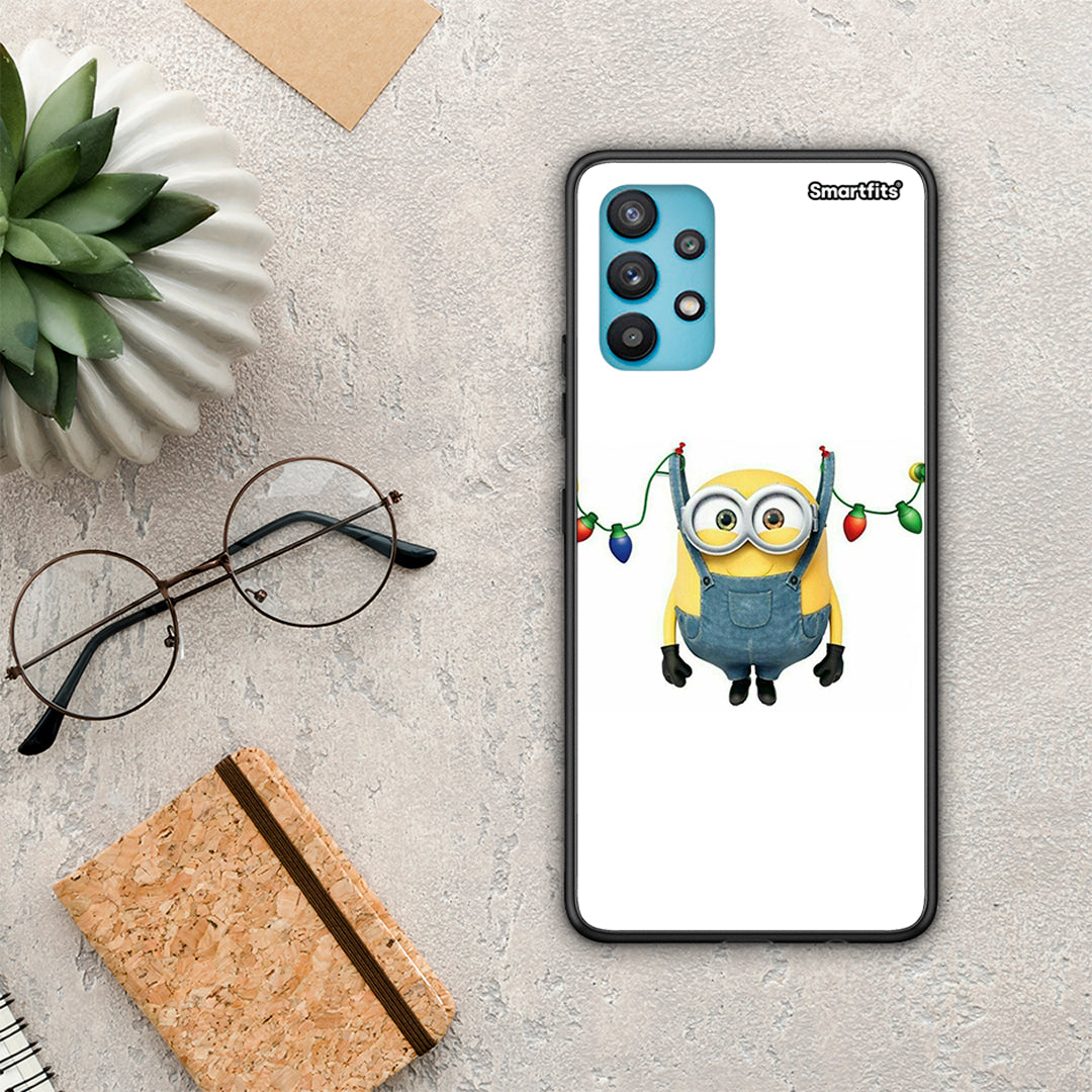 Xmas Minion Lights - Samsung Galaxy A32 5G case