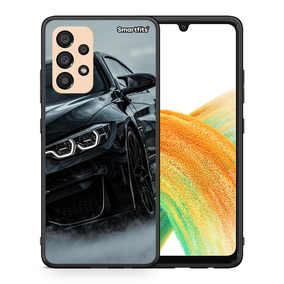 Θήκη Samsung A33 5G Black BMW από τη Smartfits με σχέδιο στο πίσω μέρος και μαύρο περίβλημα | Samsung A33 5G Black BMW case with colorful back and black bezels