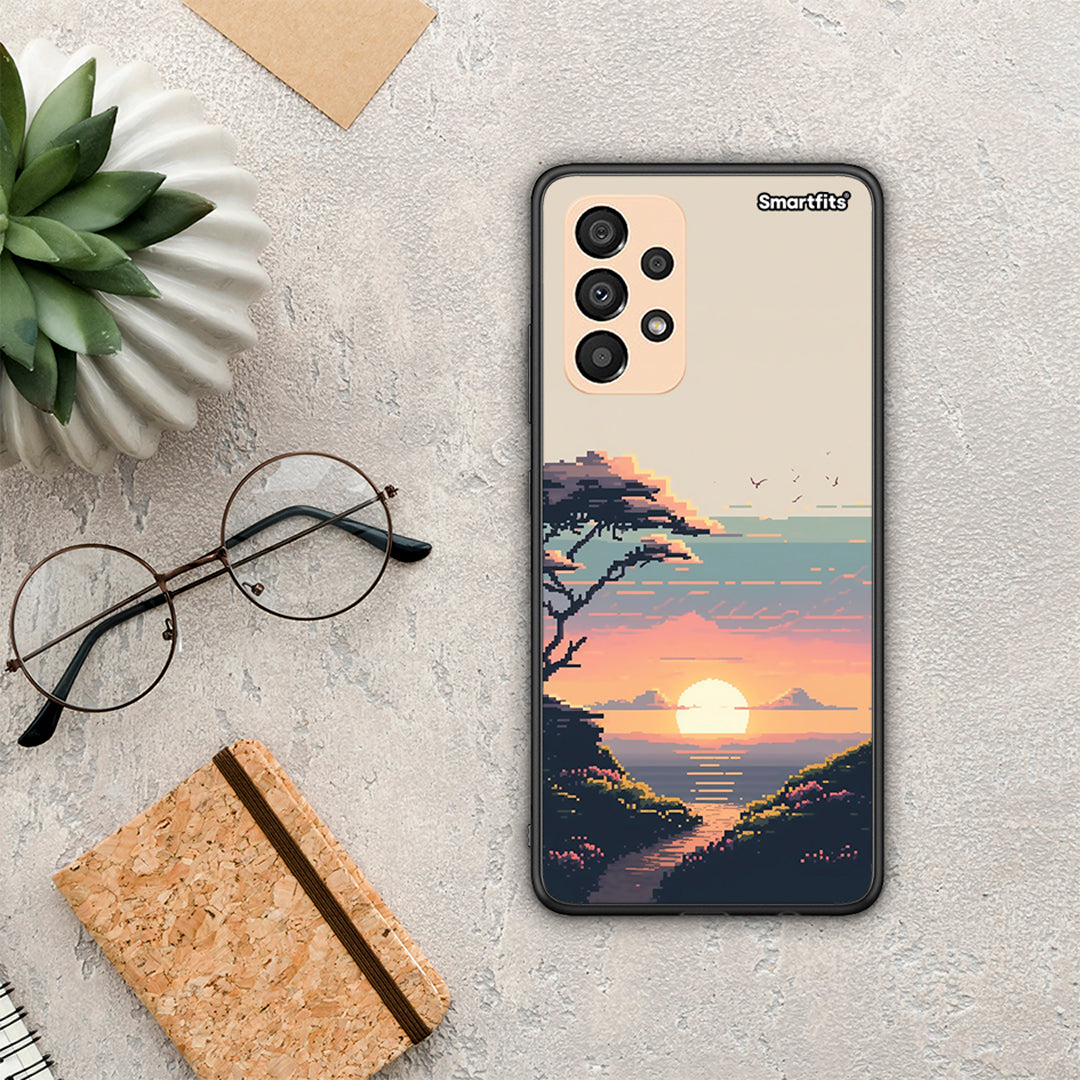 Pixel Sunset - Samsung Galaxy A33 5G case