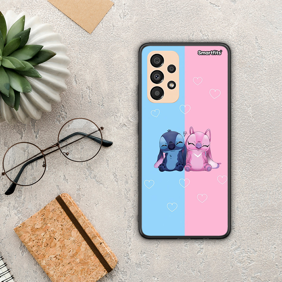 Stitch and Angel - Samsung Galaxy A33 5G case