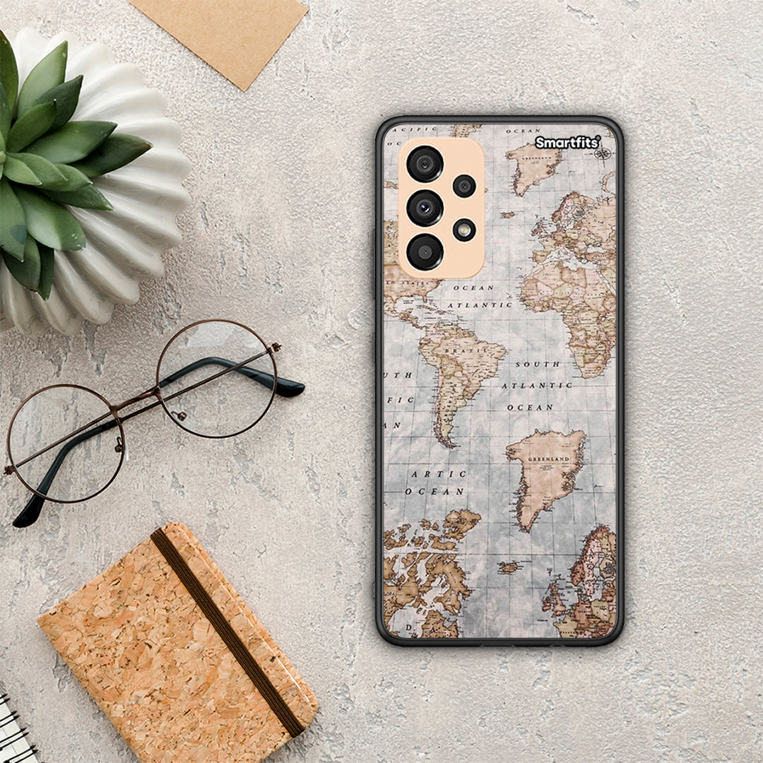 World Map - Samsung Galaxy A33 5G case