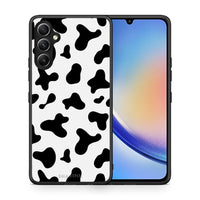 Thumbnail for Θήκη Samsung Galaxy A34 Cow Print από τη Smartfits με σχέδιο στο πίσω μέρος και μαύρο περίβλημα | Samsung Galaxy A34 Cow Print Case with Colorful Back and Black Bezels