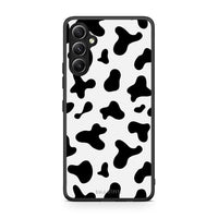 Thumbnail for Θήκη Samsung Galaxy A34 Cow Print από τη Smartfits με σχέδιο στο πίσω μέρος και μαύρο περίβλημα | Samsung Galaxy A34 Cow Print Case with Colorful Back and Black Bezels