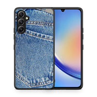 Thumbnail for Θήκη Samsung Galaxy A34 Jeans Pocket από τη Smartfits με σχέδιο στο πίσω μέρος και μαύρο περίβλημα | Samsung Galaxy A34 Jeans Pocket Case with Colorful Back and Black Bezels