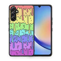 Thumbnail for Θήκη Samsung Galaxy A34 Melting Rainbow από τη Smartfits με σχέδιο στο πίσω μέρος και μαύρο περίβλημα | Samsung Galaxy A34 Melting Rainbow Case with Colorful Back and Black Bezels