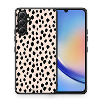 Thumbnail for Θήκη Samsung Galaxy A34 New Polka Dots από τη Smartfits με σχέδιο στο πίσω μέρος και μαύρο περίβλημα | Samsung Galaxy A34 New Polka Dots Case with Colorful Back and Black Bezels