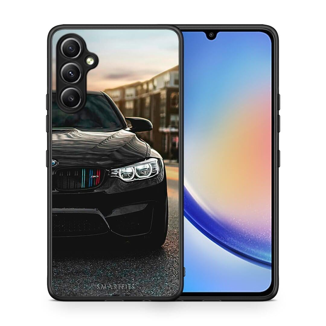 Θήκη Samsung Galaxy A34 Racing M3 από τη Smartfits με σχέδιο στο πίσω μέρος και μαύρο περίβλημα | Samsung Galaxy A34 Racing M3 Case with Colorful Back and Black Bezels