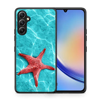 Thumbnail for Θήκη Samsung Galaxy A34 Red Starfish από τη Smartfits με σχέδιο στο πίσω μέρος και μαύρο περίβλημα | Samsung Galaxy A34 Red Starfish Case with Colorful Back and Black Bezels