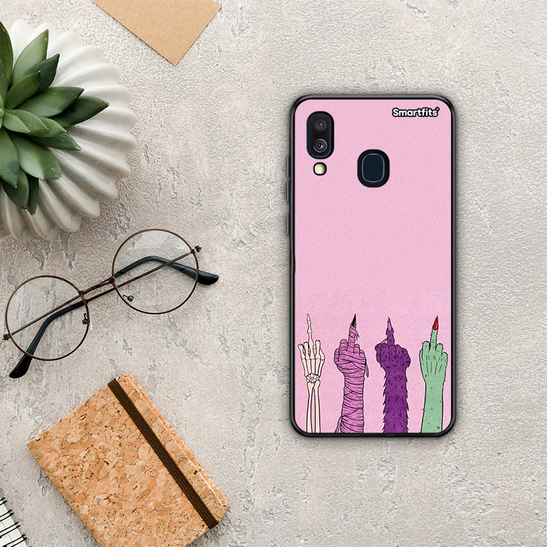 Halloween be a lady - Samsung Galaxy A40 case