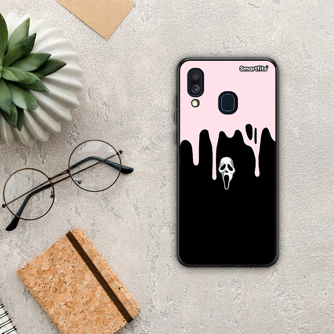 Melting Halloween Mask - Samsung Galaxy A40 case