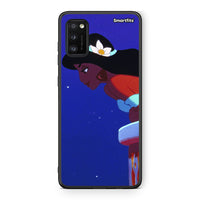 Thumbnail for Samsung A41 Alladin And Jasmine Love 2 θήκη από τη Smartfits με σχέδιο στο πίσω μέρος και μαύρο περίβλημα | Smartphone case with colorful back and black bezels by Smartfits