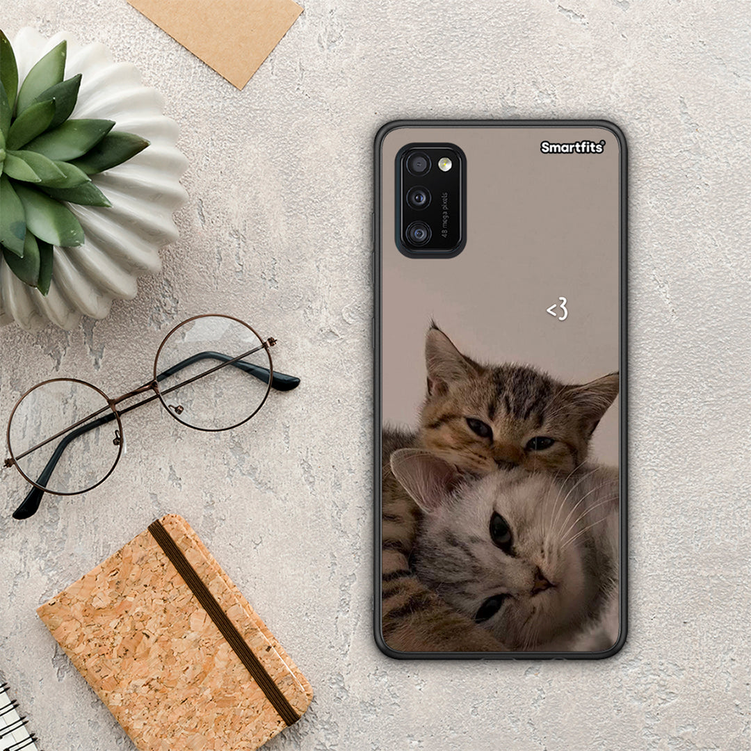 Cats In Love - Samsung Galaxy A41 θήκη