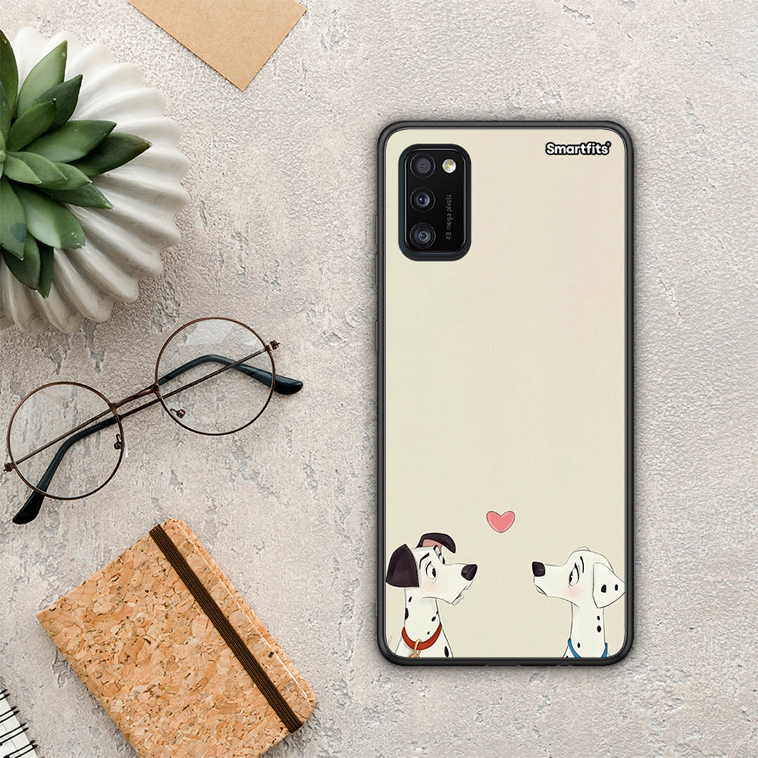 Dalmatians Love - Samsung Galaxy A41 θήκη