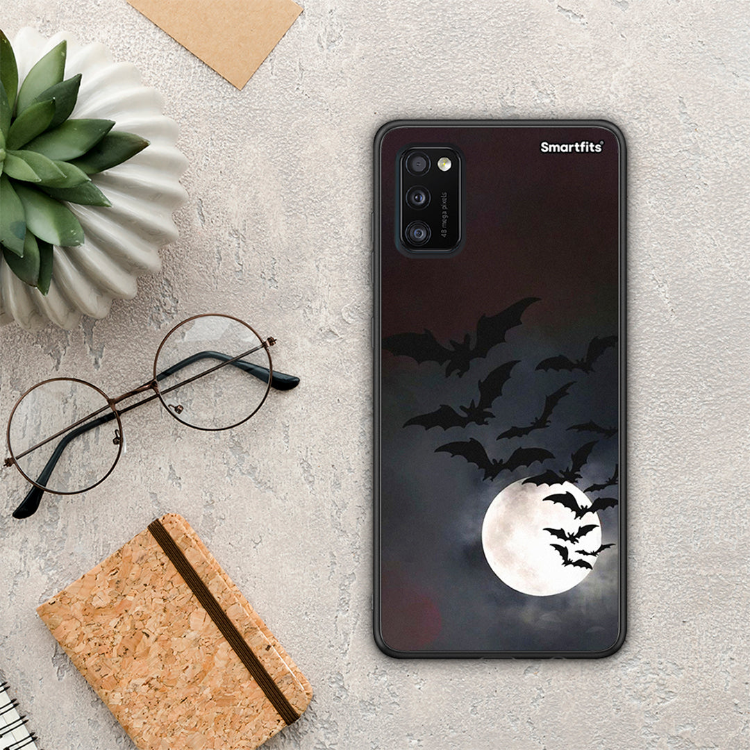 Halloween Bat Night - Samsung Galaxy A41 case