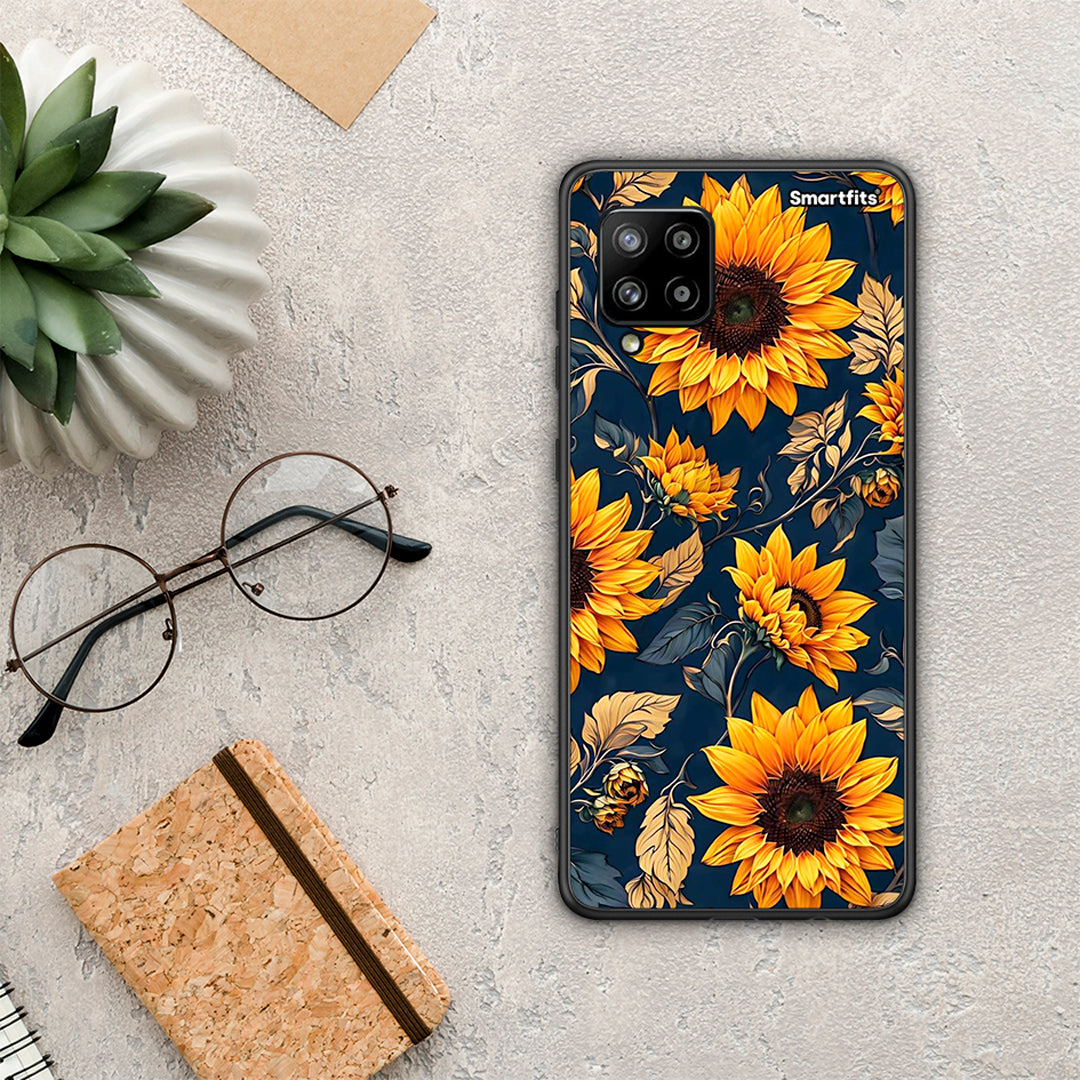 Autumn Sunflowers - Samsung Galaxy A42 θήκη